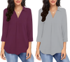 Elegant V Neck Women Shirt free size summer top