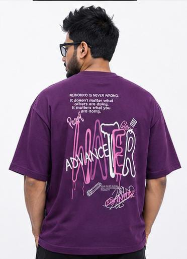 WATER ADVANCE OVERSIZED DROP SHOULDER T-SHIRT