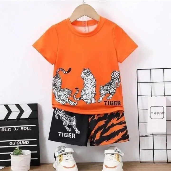 Kids Tiger Print Night Suit