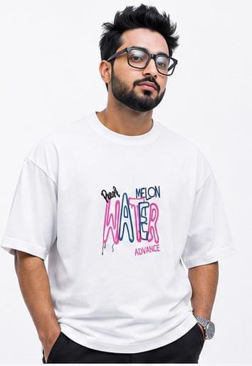 WATER ADVANCE OVERSIZED DROP SHOULDER T-SHIRT