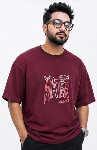 WATER ADVANCE OVERSIZED DROP SHOULDER T-SHIRT