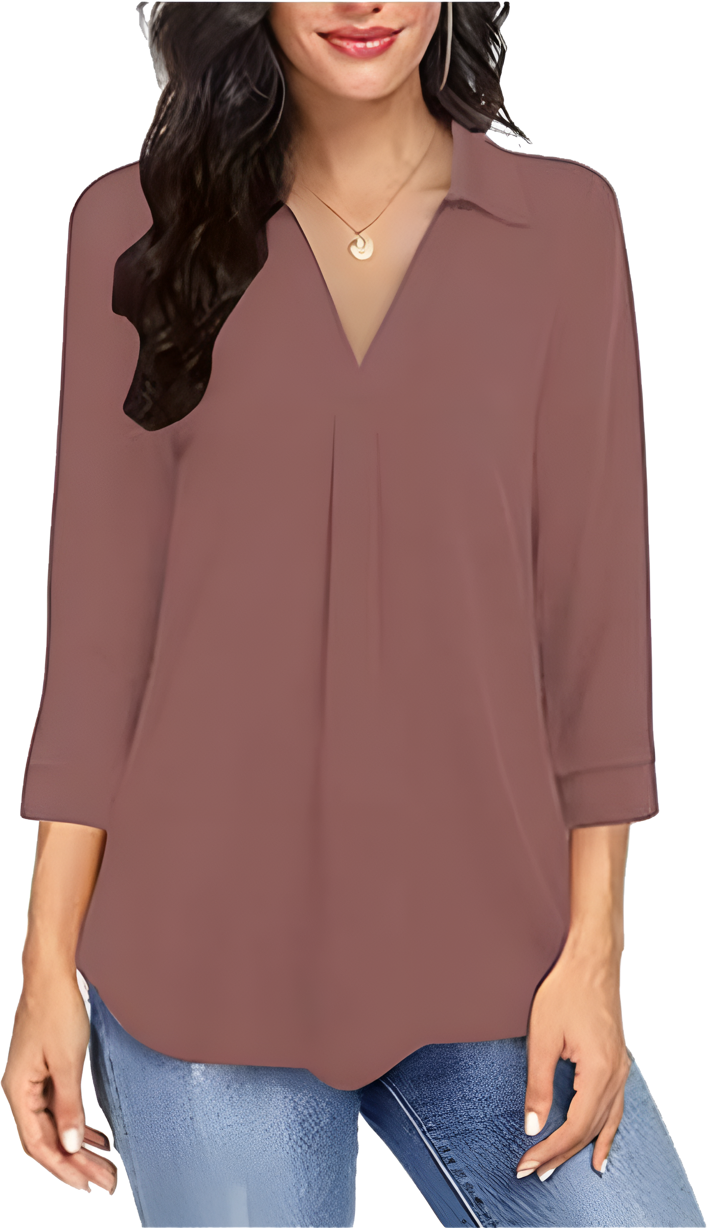 Elegant V Neck Women Shirt free size summer top