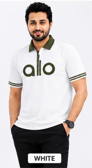 Elite Texture Zip Polo