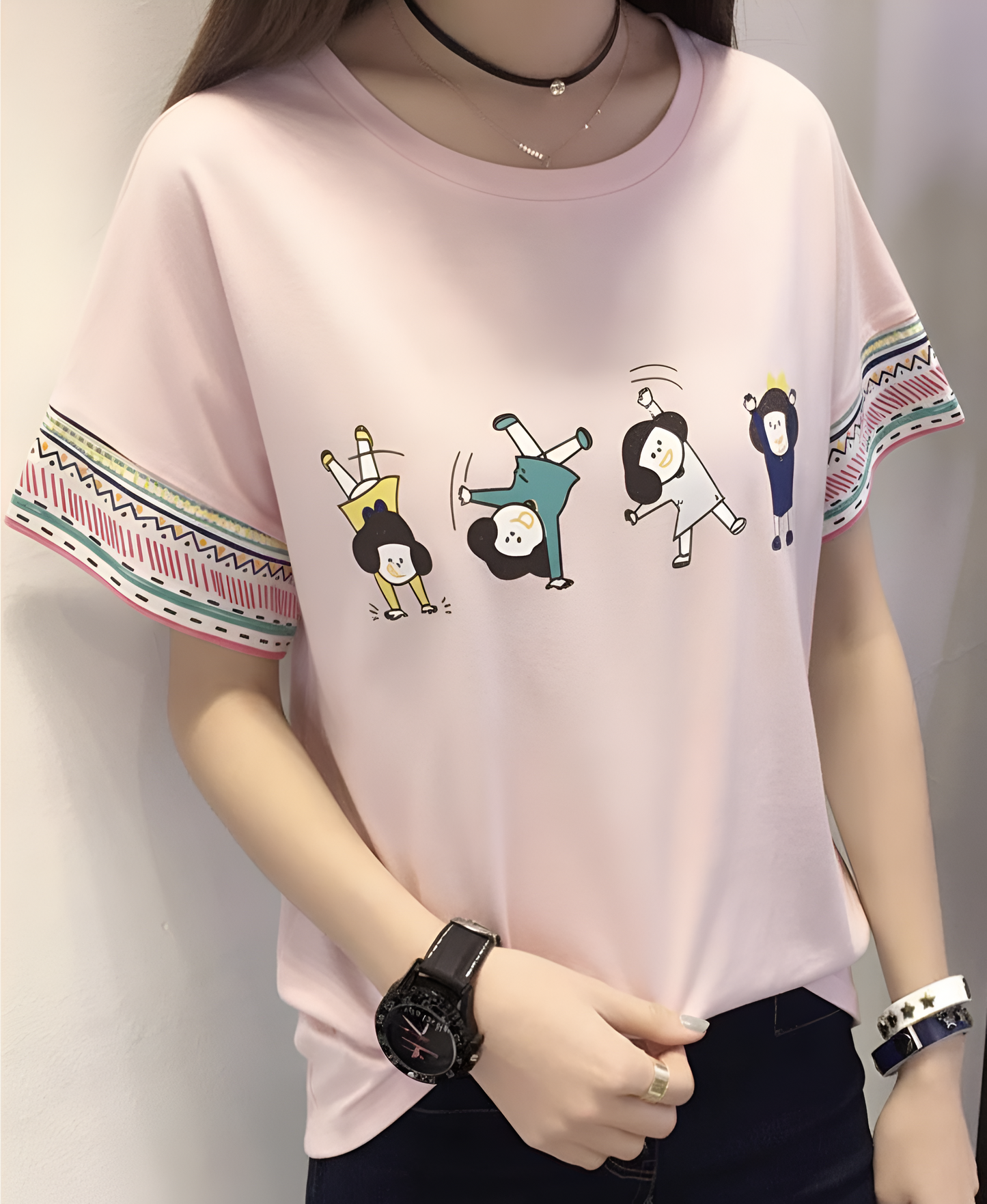 Women Graphic T-Shirt – Korean Style (Summer Collection)